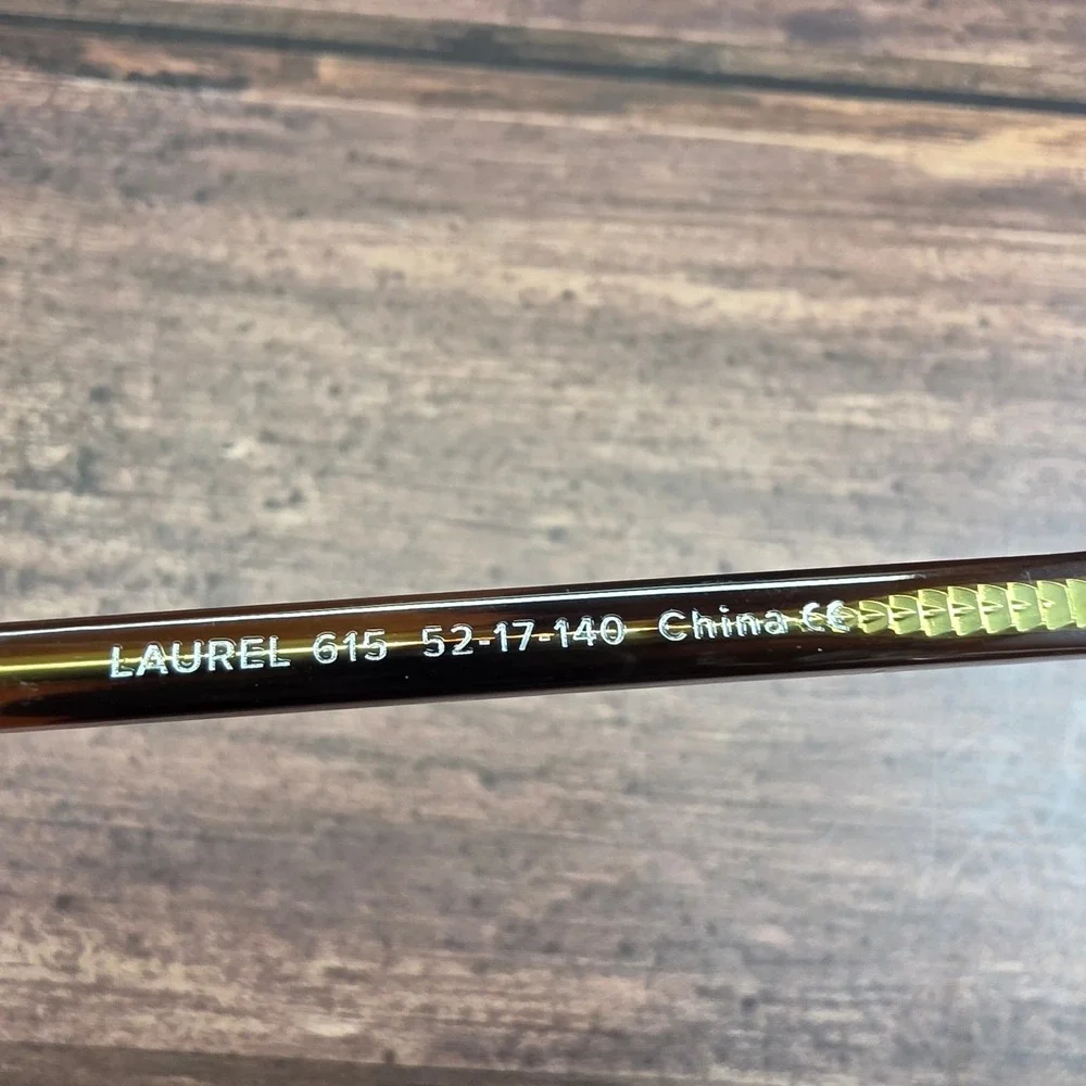 Warby Parker Laurel 615 Eyeglasses Tortoise Clear Cat Eye Frames 52-17-140